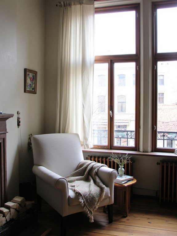 natural light enhances atmosphere