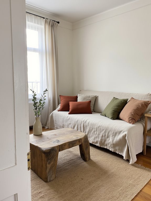 natural materials create warmth