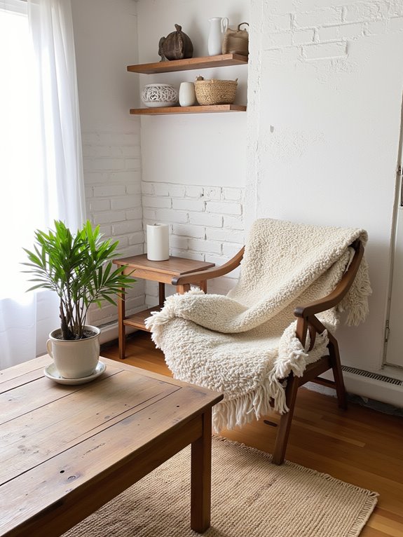 natural materials create warmth