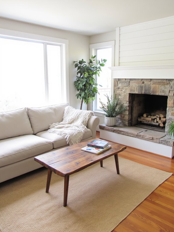 natural materials enhance interiors