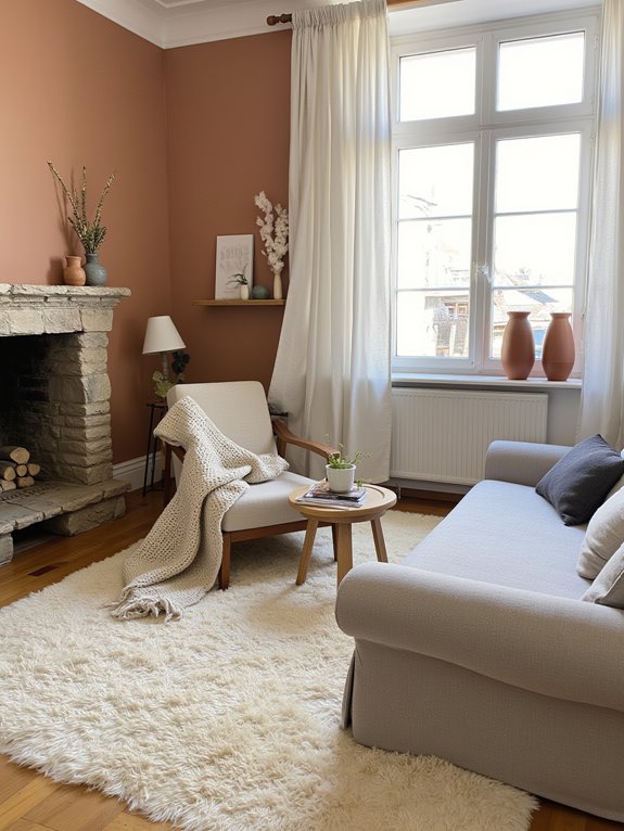 natural materials enhance warmth