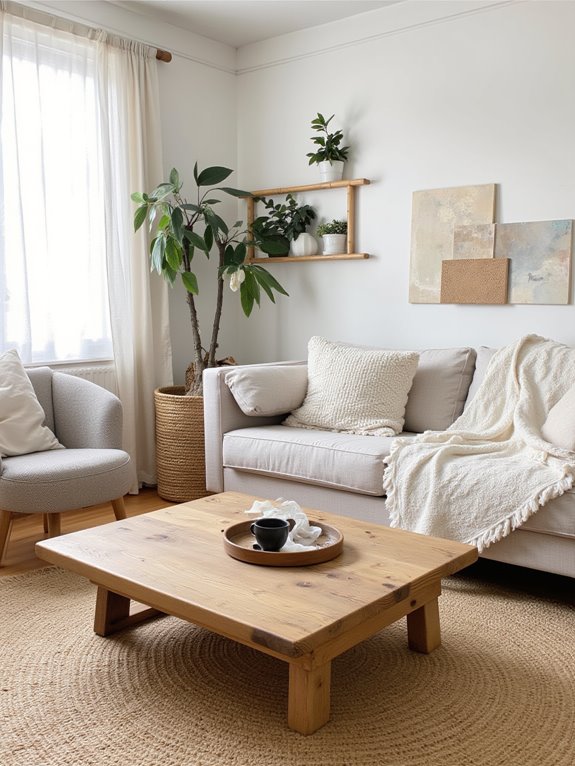 natural materials enhance warmth