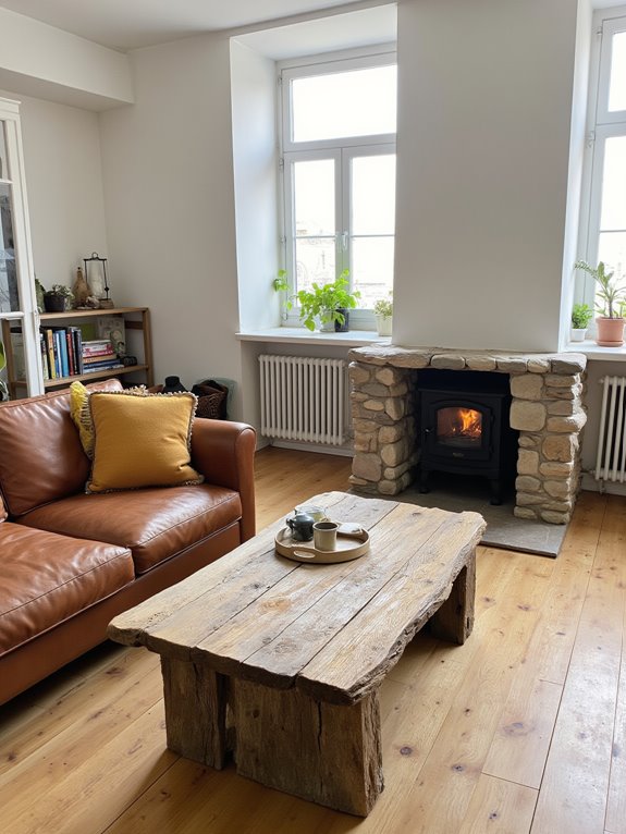 natural materials enhance warmth