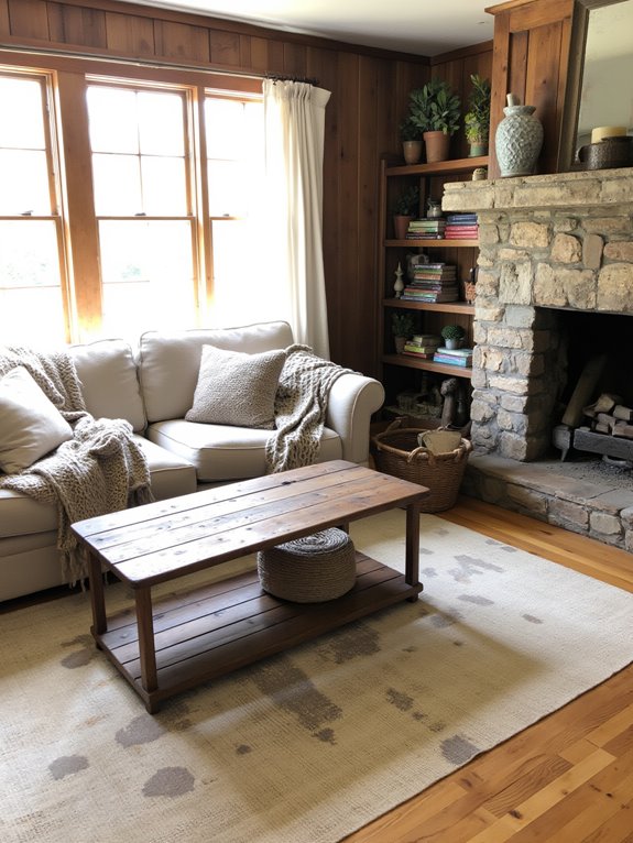 natural materials for coziness