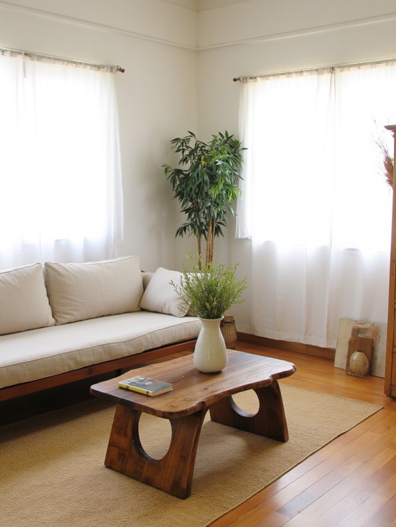 natural materials for tranquility