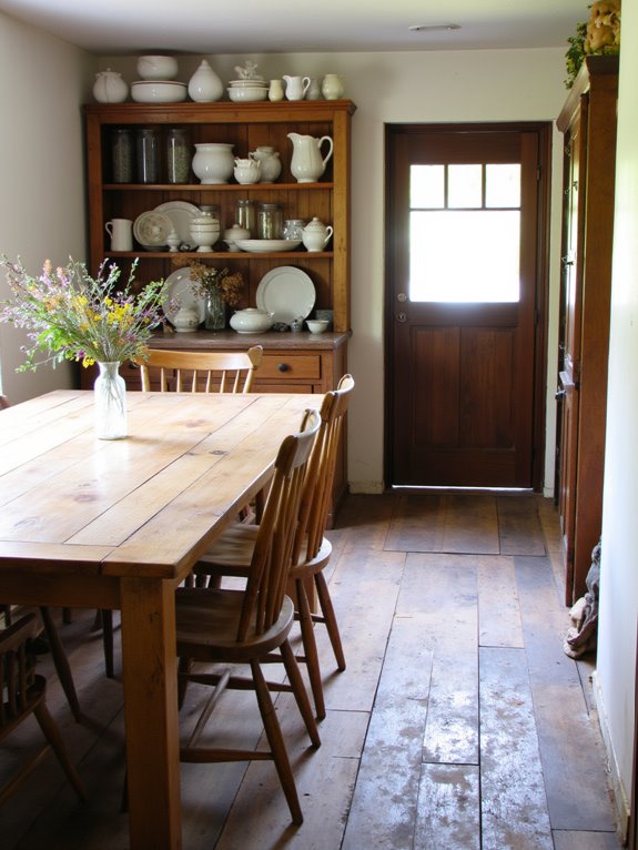 natural wood kitchen accents