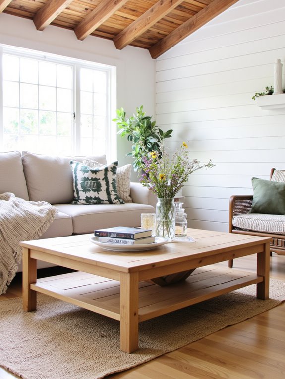 natural wood warms spaces