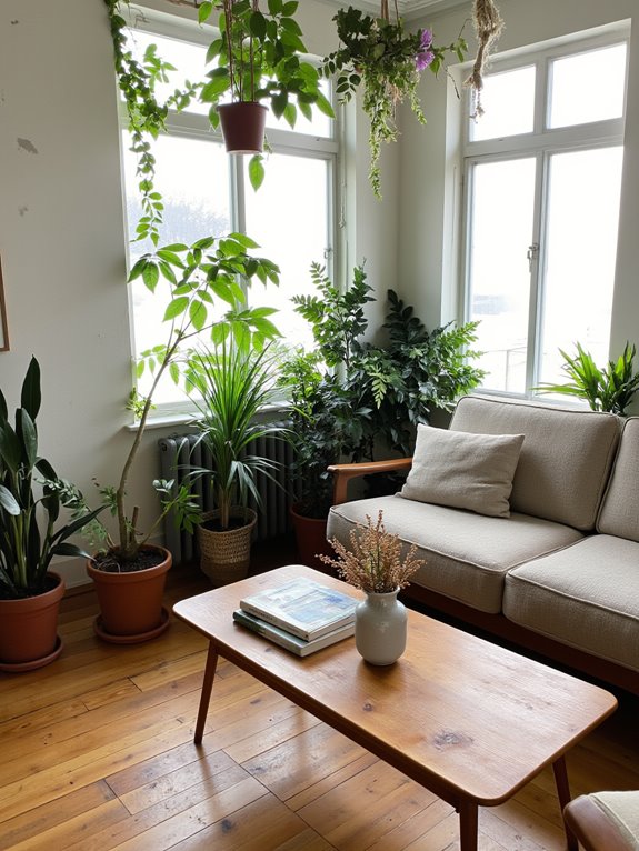 nature inspired indoor greenery