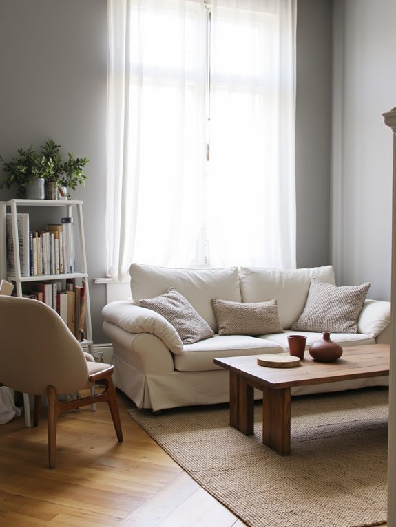 neutral colors create serenity