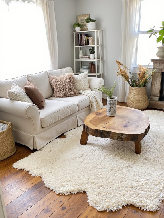 neutral textures enhance warmth