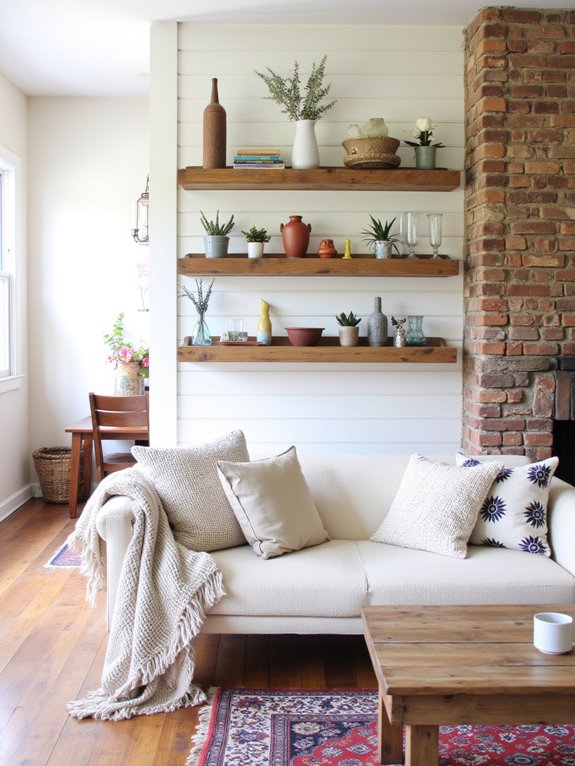 open shelving for style