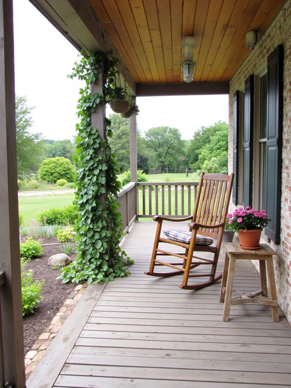 outdoor farmhouse living spaces