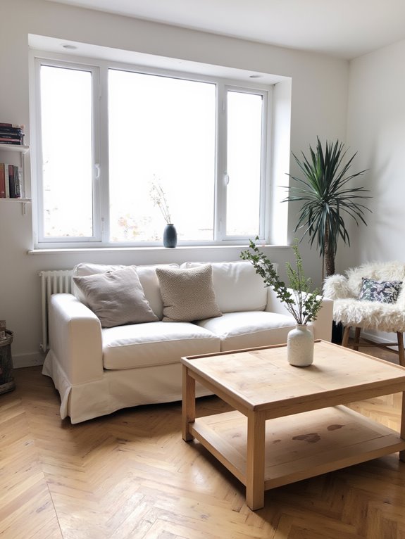 peaceful minimalist interior design