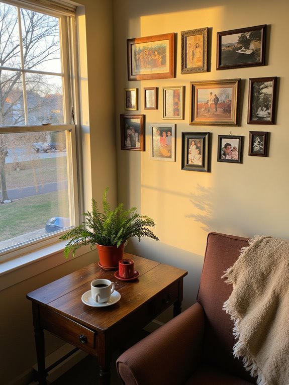 personal photos create warmth