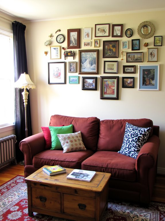 personalized art wall curation