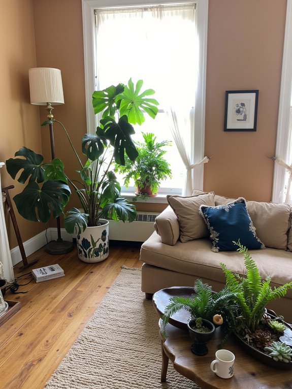 plants enhance living spaces