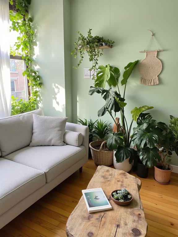 plants enhance scandinavian interiors