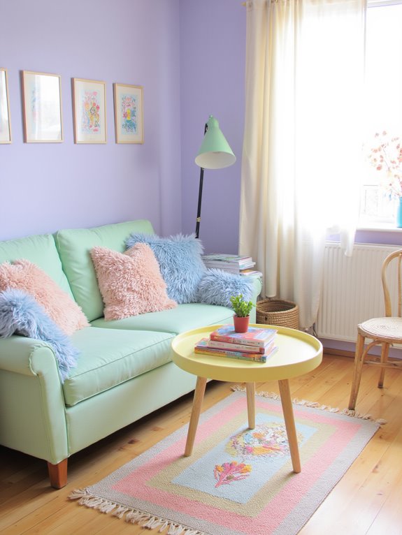 playful pastel home decor