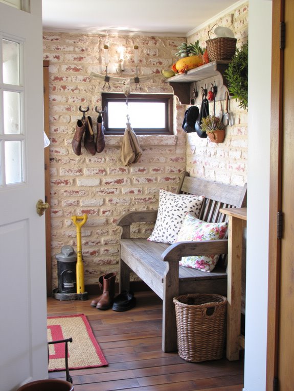 practical and stylish mudroom