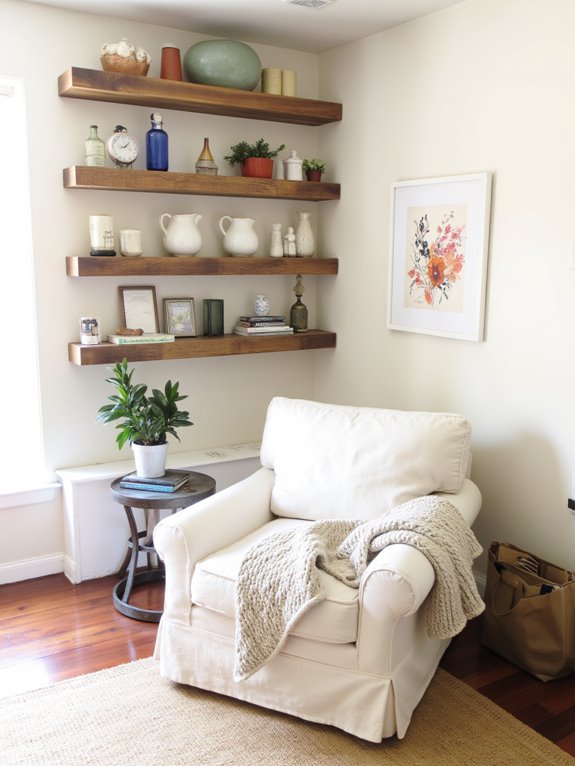 practical elegance through shelving