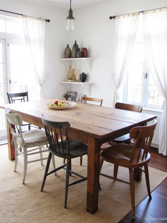 reclaimed wood adds warmth