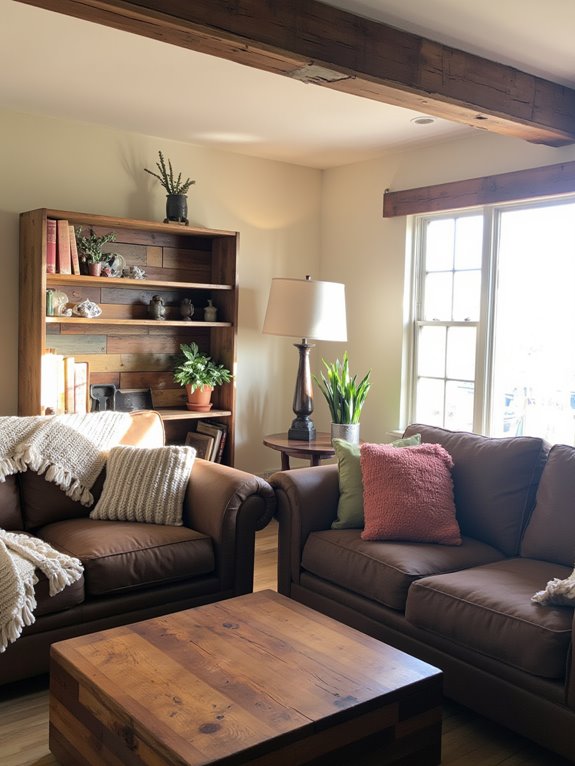 reclaimed wood for authenticity