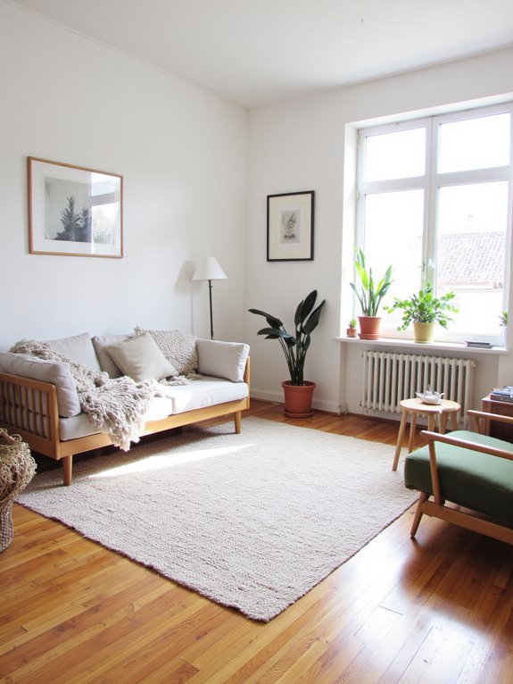 rugs create cozy zones