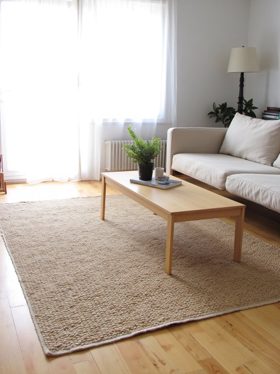 rugs define cozy spaces