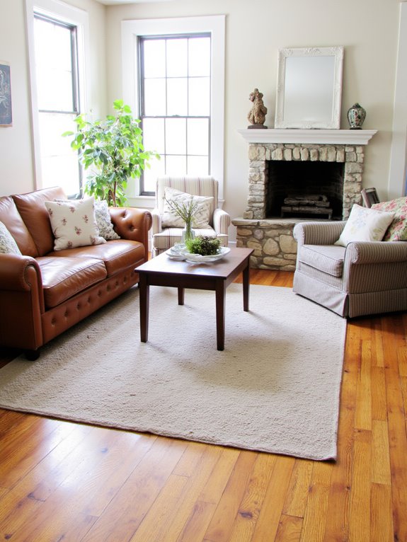 rugs enhance dining comfort