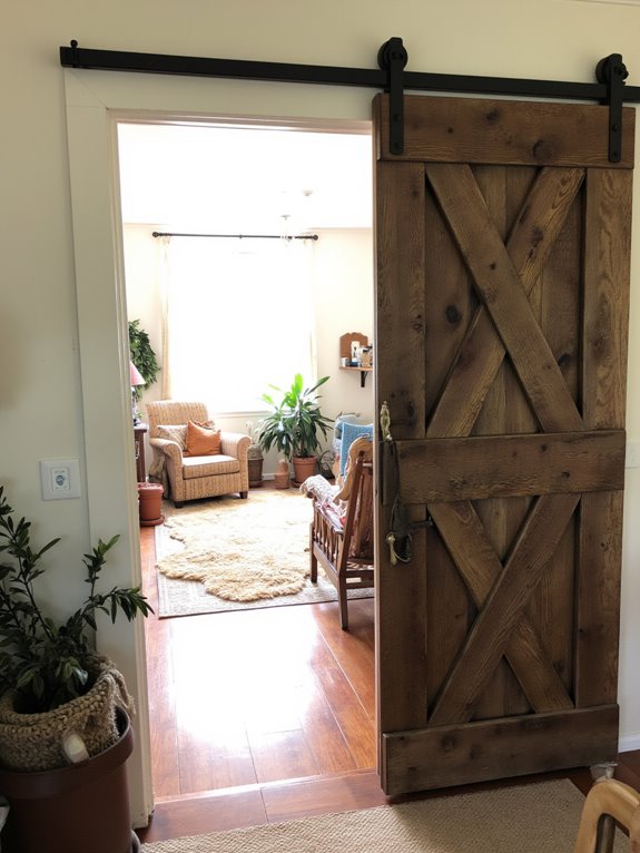 rustic barn doors charm