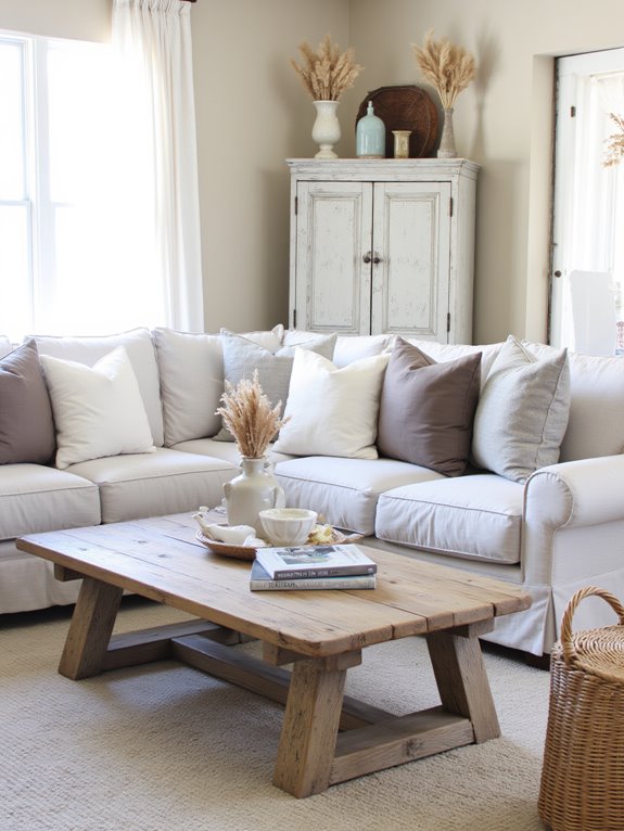 rustic charm in neutrals