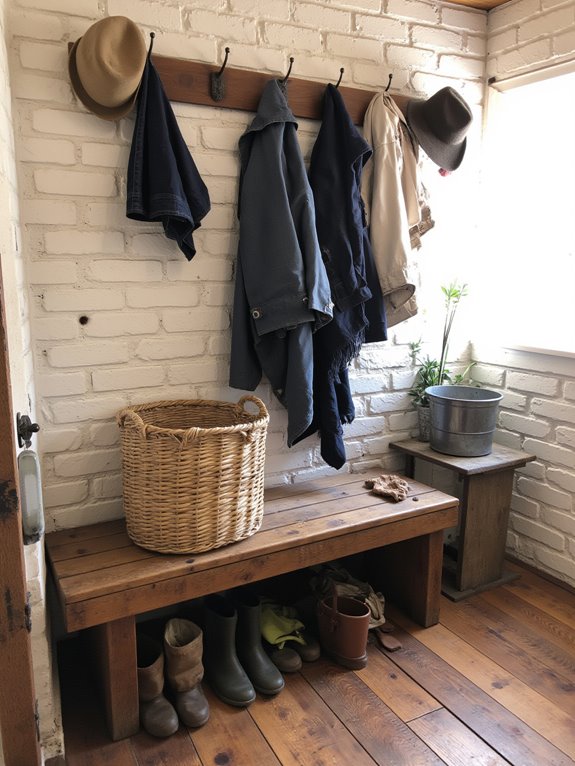 rustic charm with organization