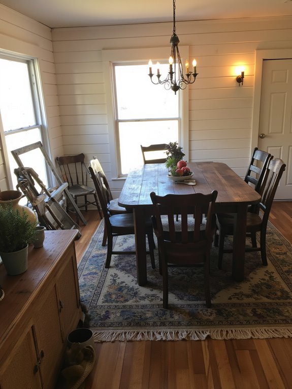 rustic lighting for ambiance