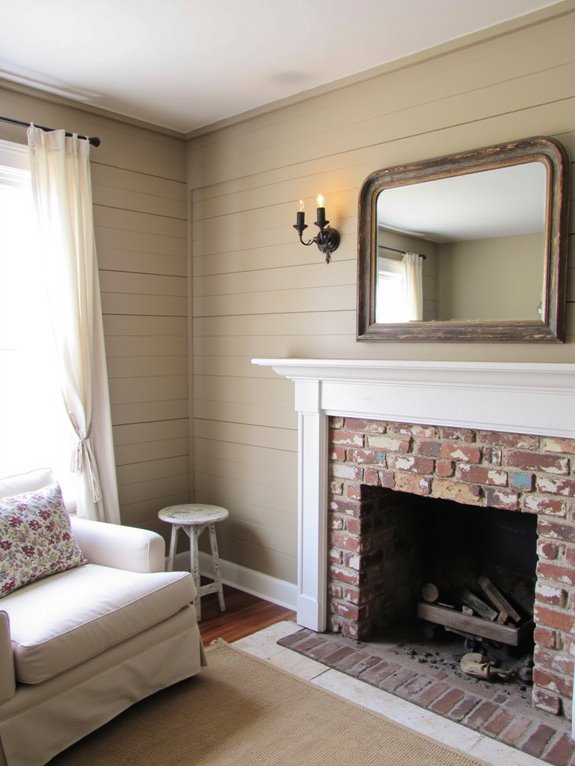 rustic materials and colors