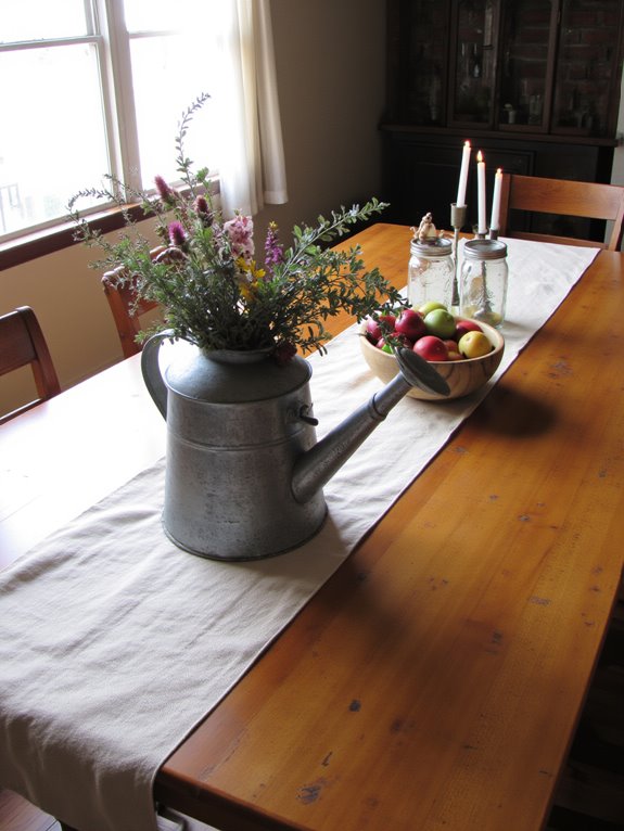 rustic natural element centerpieces
