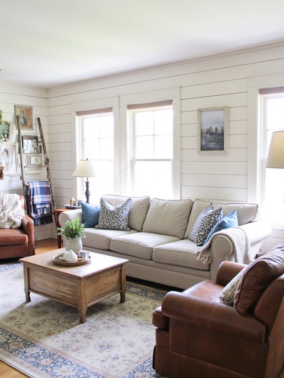 rustic shiplap wall decor