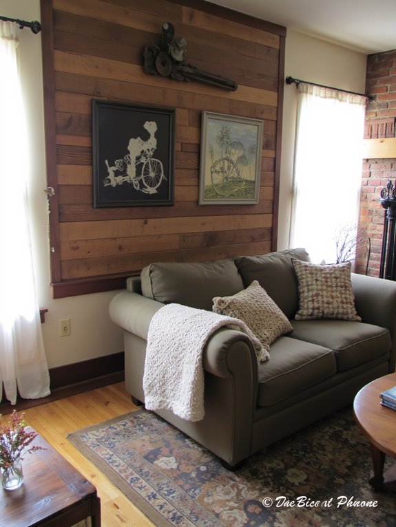 rustic statement wall art