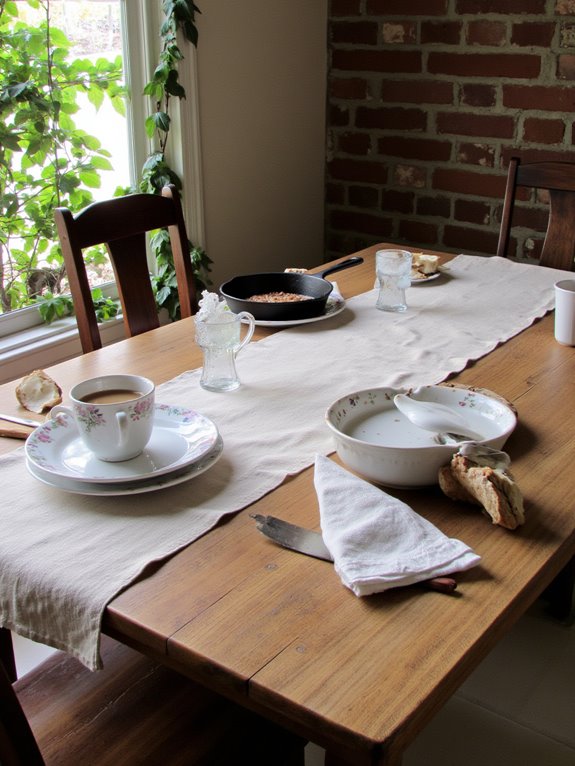 rustic vintage warm tableware