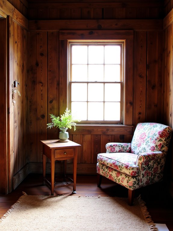 rustic wall treatments enhance charm