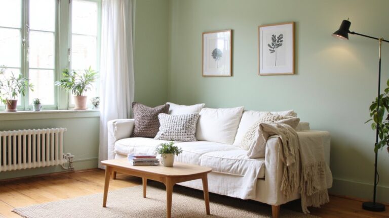 scandinavian serene green decor