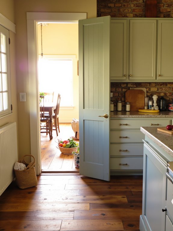 seamless cabinetry for organization