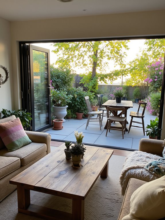 seamless indoor outdoor connection