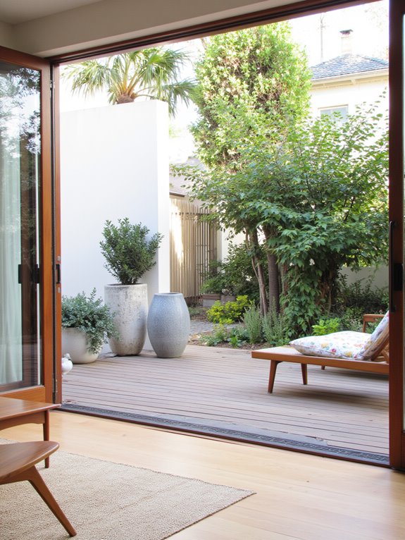 seamless indoor outdoor connection