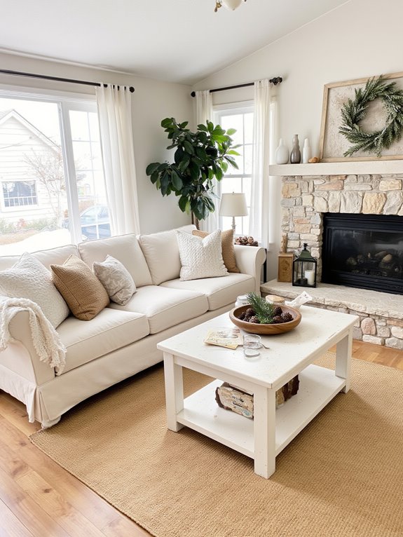 seasonal decor enhances ambiance