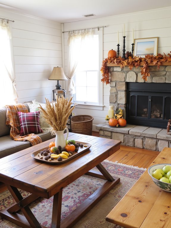 seasonal farmhouse decor transformation