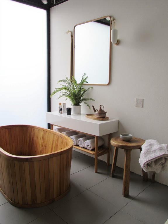serene bathroom retreat design