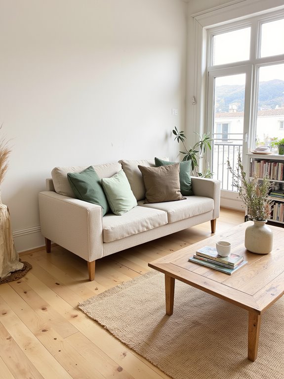 serene japandi scandinavian interiors