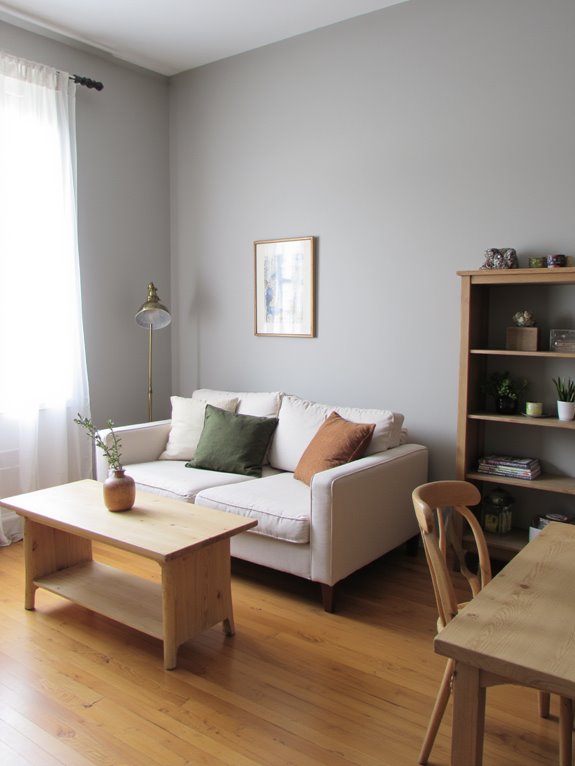 serene minimalist apartment design