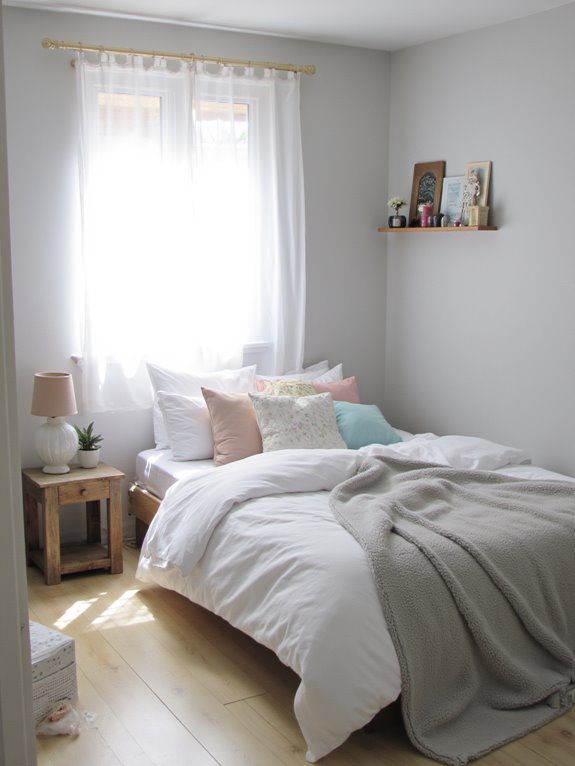 serene minimalist bedroom retreat