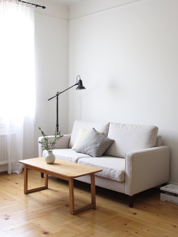 serene minimalist color palettes